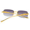 Rimless Square Sunglasses